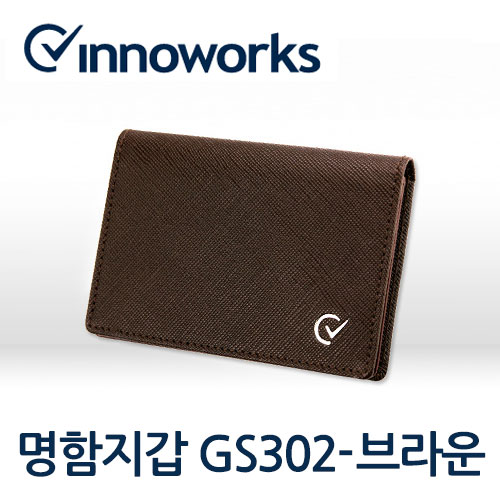 [특가]이노웍스 명함지갑 GS302 브라운
